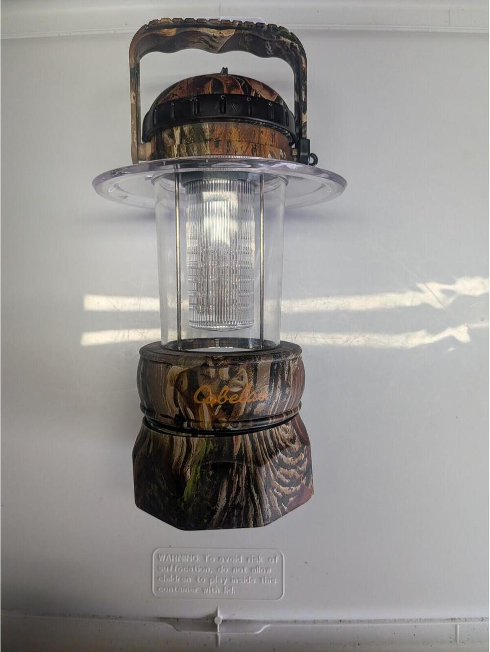 Cabelas LED Seclusion 3D Camp Lantern Camouflage 24 Bright LED Lamp